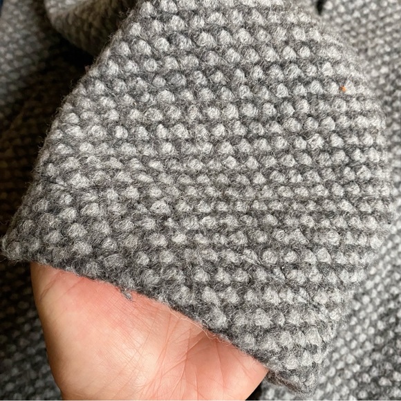 🩶 PLUS TALL WOOL & CO GREY CLASSIC WOOL BLEND WINTER COAT! - Picture 11 of 16